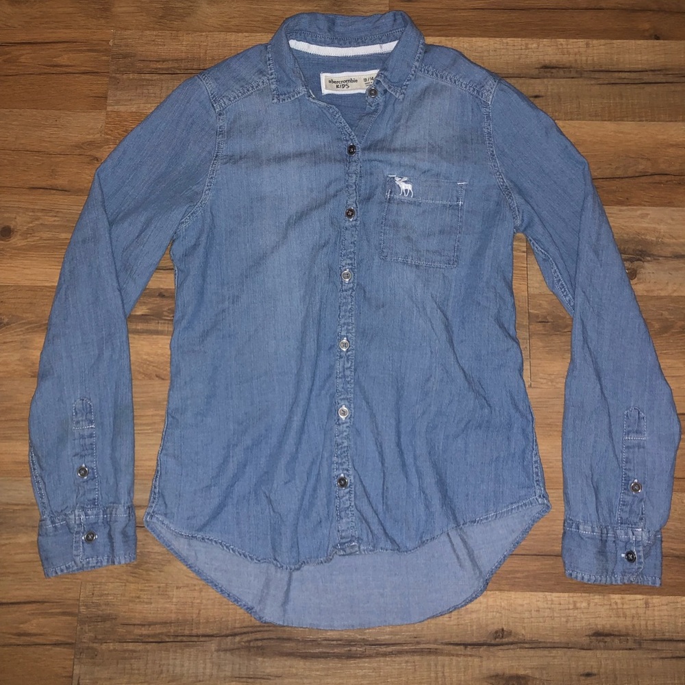 Abercrombie Kids denim button down